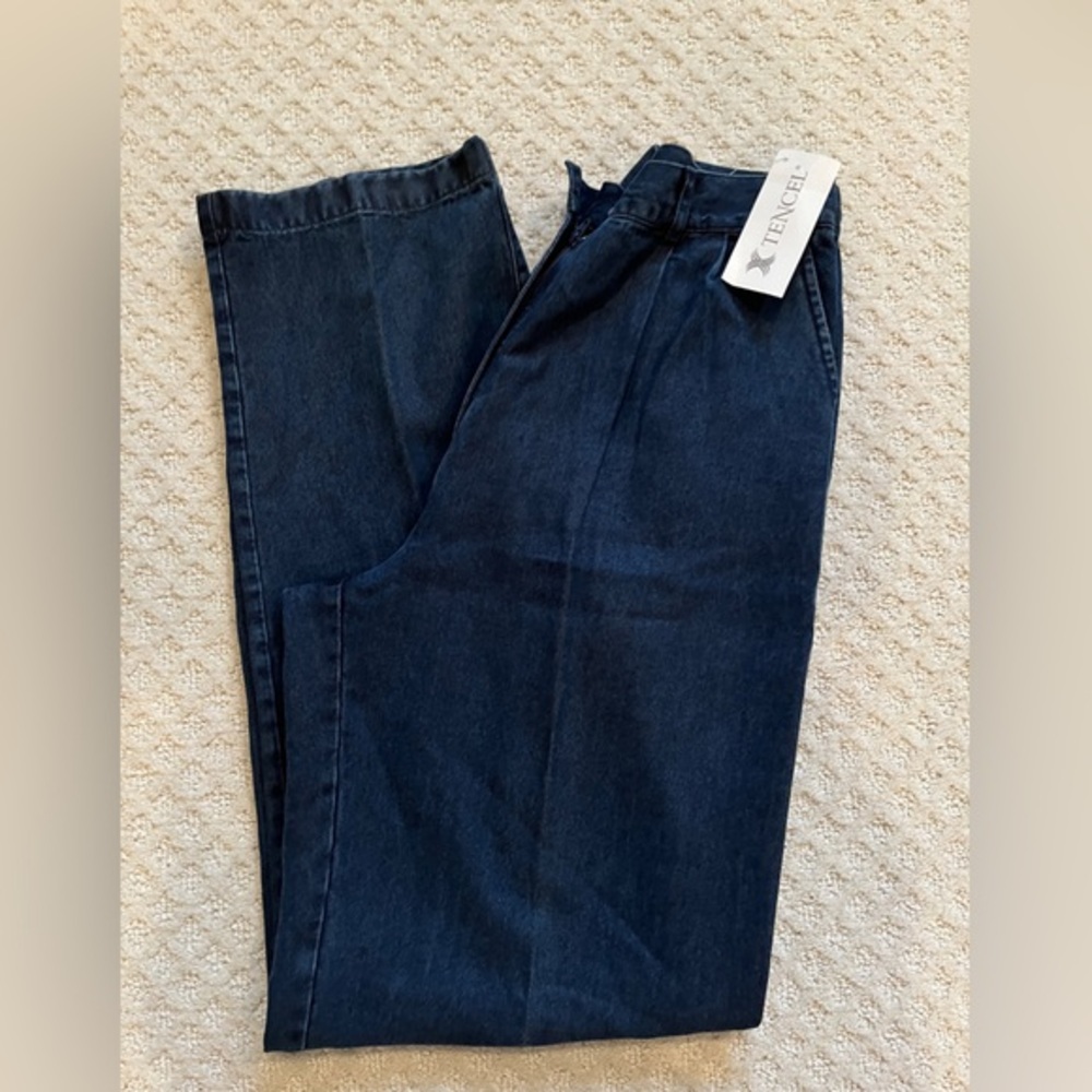 L.L. Bean Pleated Front Tencel Pants Women’s Size 10/M-Tall NWT
